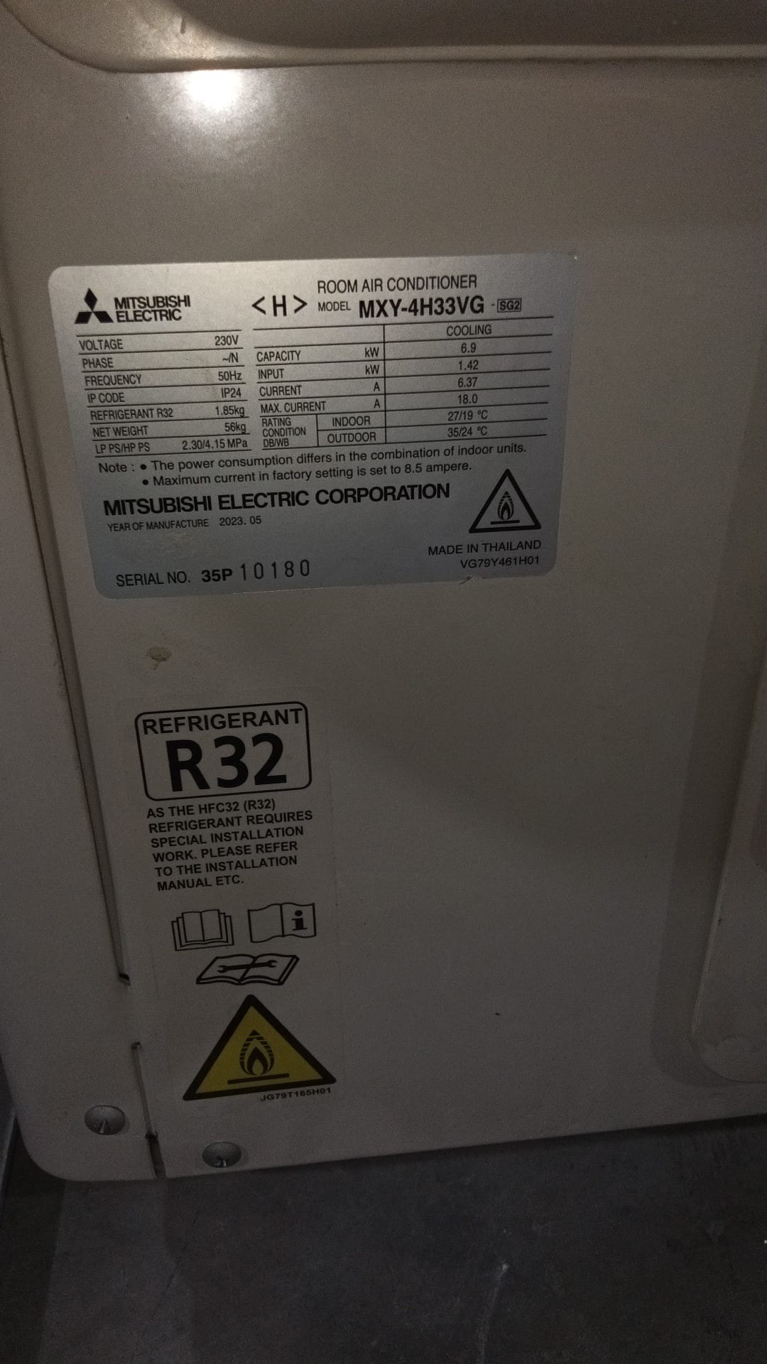 Mitsubishi Electric System 4 MXY-4H33VG (R32) view 3